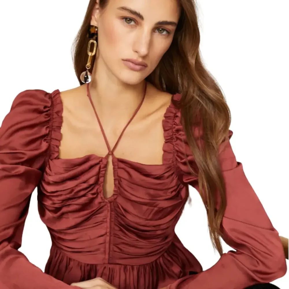 Ulla Johnson Rust Blouse - Picture 2 of 15